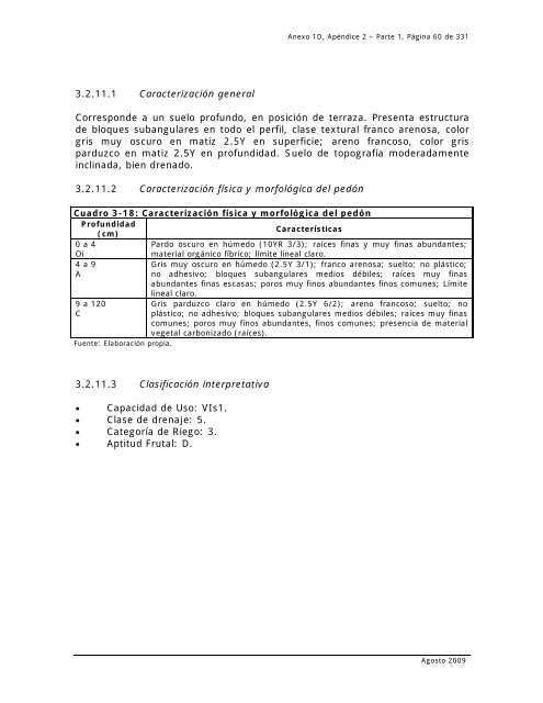 anexo 1d, apÃ©ndice 2 antecedentes complementarios edafologÃ­a ...