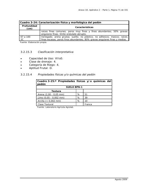 anexo 1d, apÃ©ndice 2 antecedentes complementarios edafologÃ­a ...