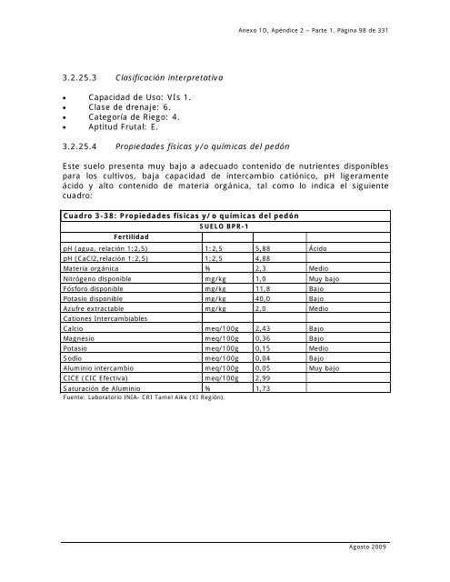 anexo 1d, apÃ©ndice 2 antecedentes complementarios edafologÃ­a ...