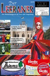 Leer Maritim, Tourenskipper - Stadtfest - Weinfest Seite 12-17 ...