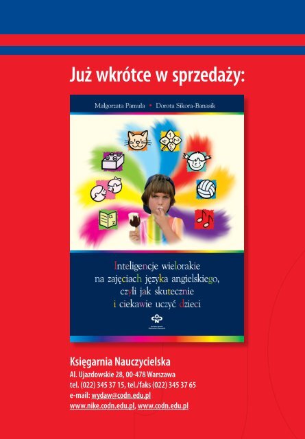 JÄzyki Obce w Szkole - Biblioteka Cyfrowa OÅrodka Rozwoju Edukacji