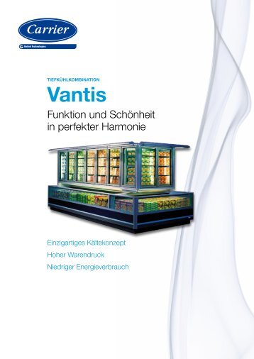 Produktbroschüre Vantis - Carrier Kältetechnik Austria GmbH
