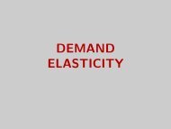 DEMAND ELASTICITY - Luiscabral.net