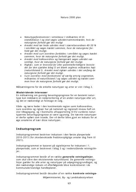 Forslag til Natura 2000-plan 2009-2015 Mønsted og ... - Naturstyrelsen