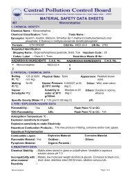 MATERIAL SAFETY DATA SHEETS