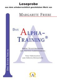 ALPHA- TRAINING - Drei Eichen Verlag
