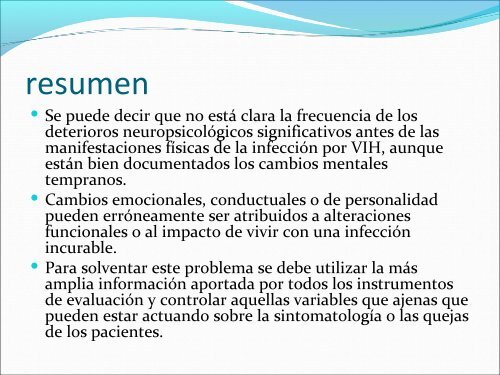 NEUROINFECCIONES Y DETERIORO COGNITIVO. Dra Bettina ...