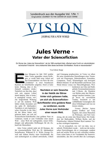 Jules Verne - Vision Journal