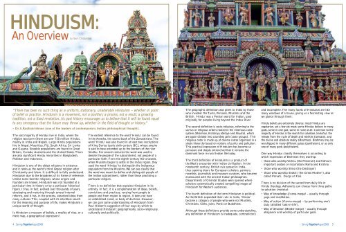 Hinduism & Ministering to Hindus - AMT
