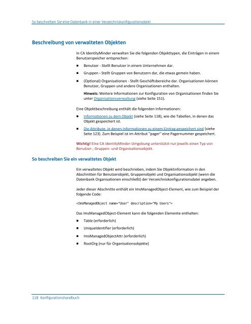 CA IdentityMinder - Konfigurationshandbuch - CA Technologies