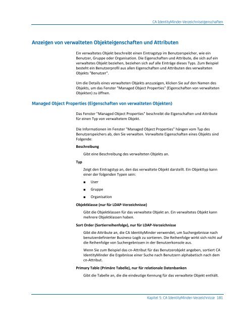 CA IdentityMinder - Konfigurationshandbuch - CA Technologies