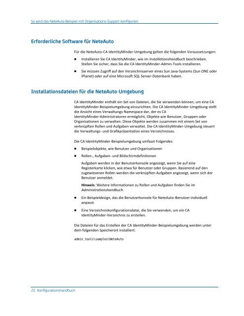 CA IdentityMinder - Konfigurationshandbuch - CA Technologies