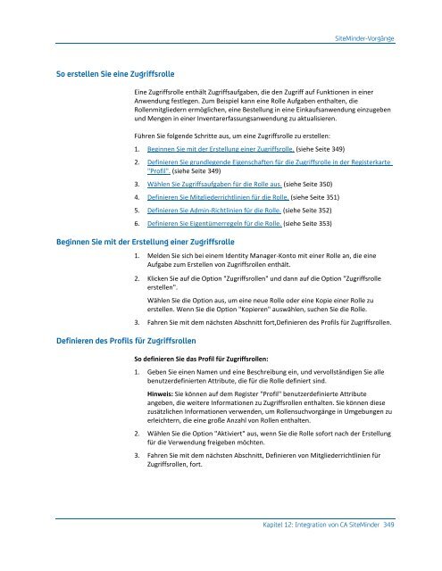 CA IdentityMinder - Konfigurationshandbuch - CA Technologies