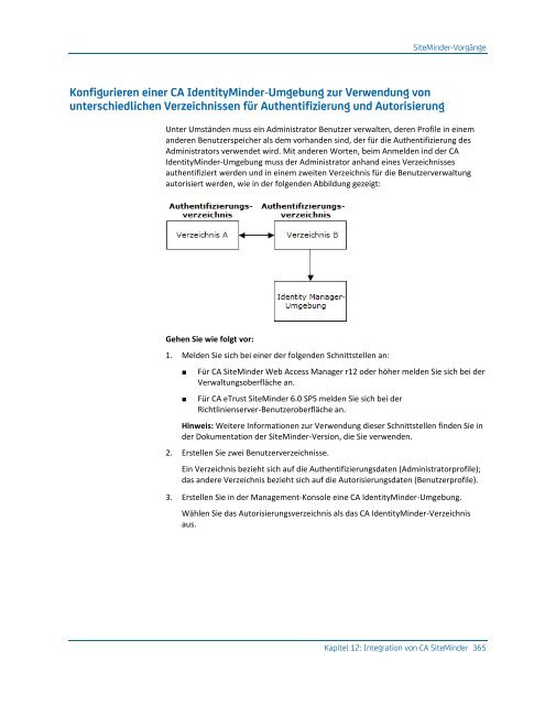 CA IdentityMinder - Konfigurationshandbuch - CA Technologies