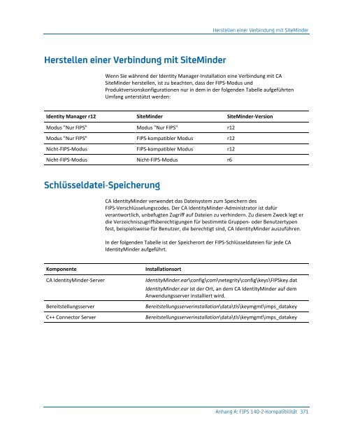 CA IdentityMinder - Konfigurationshandbuch - CA Technologies