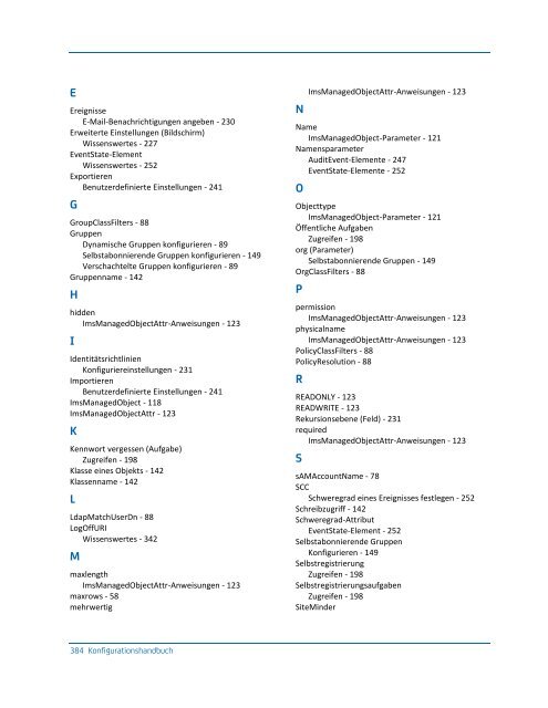 CA IdentityMinder - Konfigurationshandbuch - CA Technologies