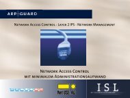 Network Access Control mit minimalem ... - NetUSE AG