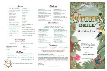 Tortuga Mexican Kitchen Menu Tortuga Mexican Kitchen Menu
