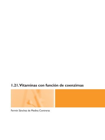 1.21. Vitaminas con función de coenzimas - A mi manera