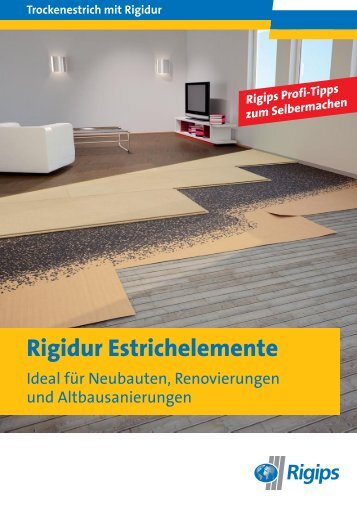 Profi-Tipp Rigidur Estrichelemente