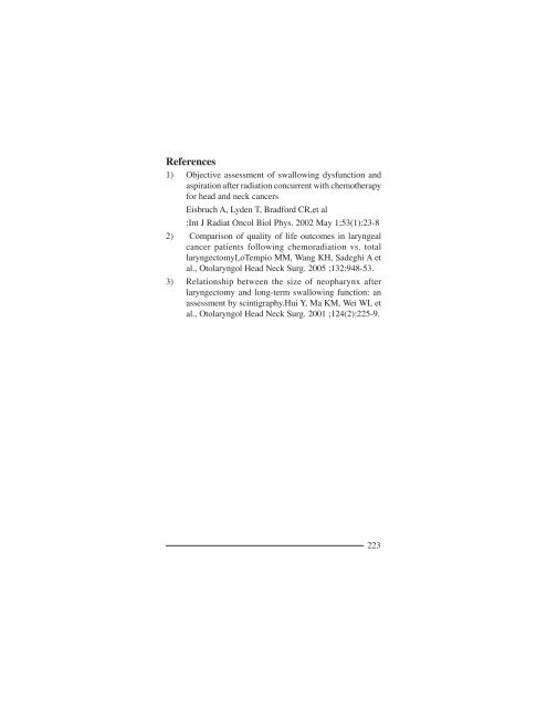 Guidelines for Complications of Cancer Treatment Vol VIII Part B