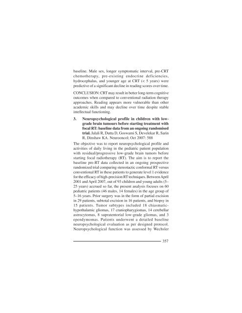 Guidelines for Complications of Cancer Treatment Vol VIII Part B