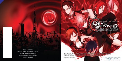 DE OverClocked Inlay.indd - Devil Survivor Overclocked - UK.COM