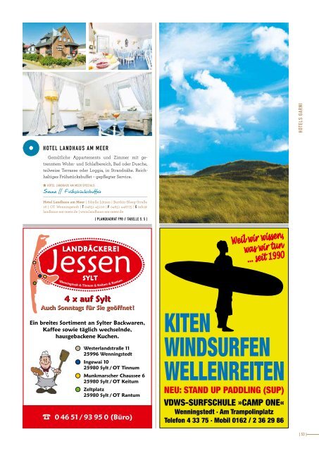 MAGAZIN & GASTGEBER 2013 - Wenningstedt-Braderup