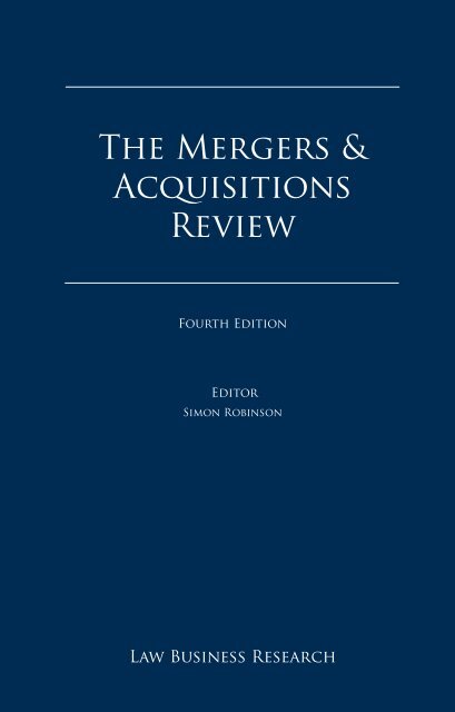 A The Mergers - Bowman Gilfillan Attorneys