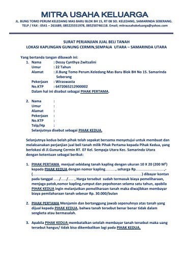 Contoh Surat Perjanjian Akad Qirad Contoh Surat