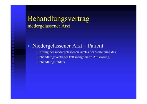 Haftung der Gesundheitsberufe - Universität Wien