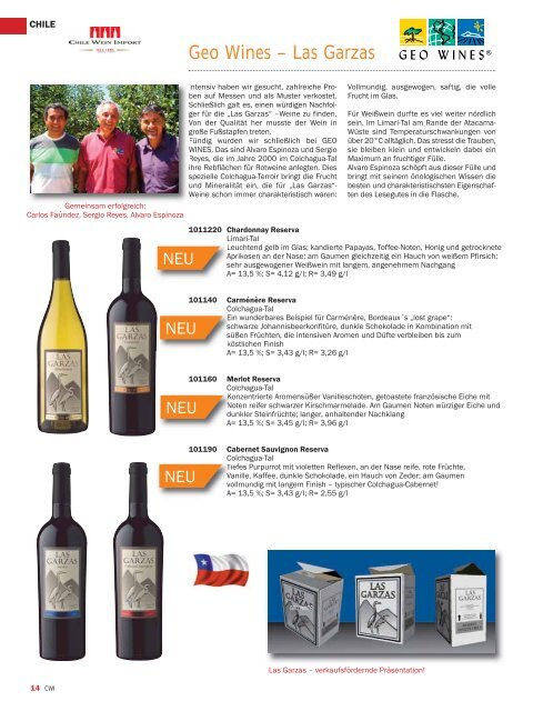 Katalog Chile Wein Import 2013