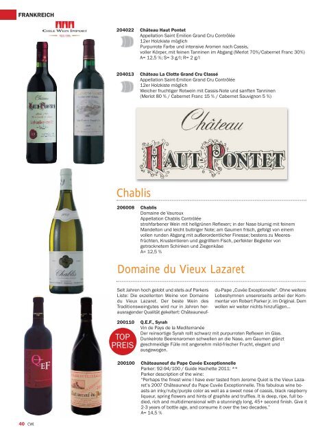 Katalog Chile Wein Import 2013