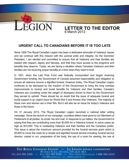 Download PDF - The Royal Canadian Legion