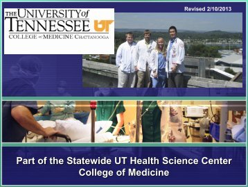 Medical Student Education - The University of Tennessee Health ...