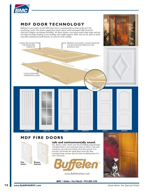 Dallas/Ft. Worth Millwork Catalog - BMC