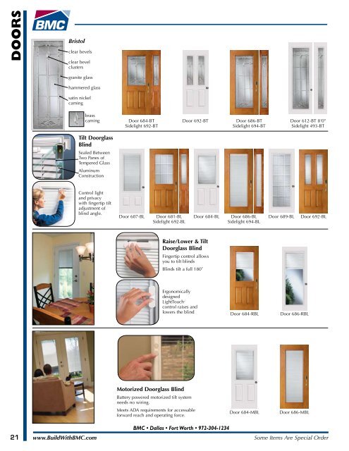 Dallas/Ft. Worth Millwork Catalog - BMC