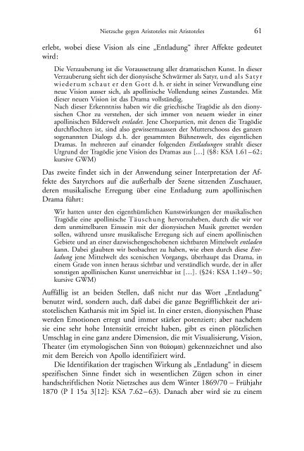 Nietzsche gegen Aristoteles mit Aristoteles - RUhosting