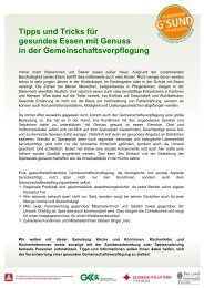 Tipps und Tricks für gesundes Essen mit Genuß - Gesundheitsportal ...