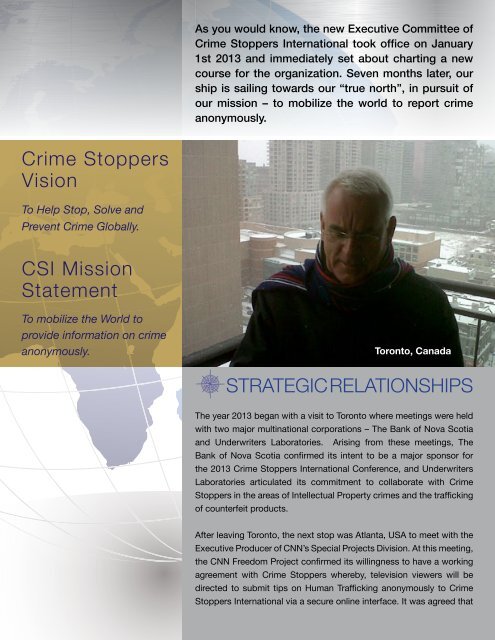 Newsletter - Canadian Crime Stoppers Association