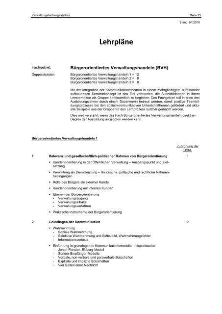 Allgemeine Hinweise - Verwaltungsakademie Berlin - Berlin.de