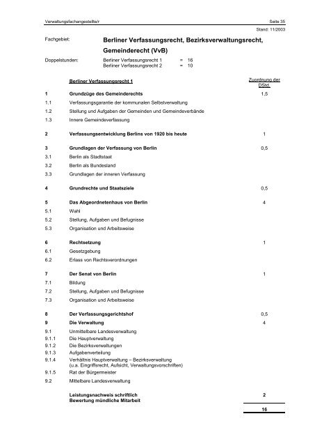 Allgemeine Hinweise - Verwaltungsakademie Berlin - Berlin.de