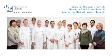 Klinik für Allgemein-, Viszeral-, Thorax- und Endokrine Chirurgie ...