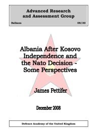 Albania After Kosovo independence and the Nato Decision