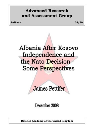 Albania After Kosovo independence and the Nato Decision