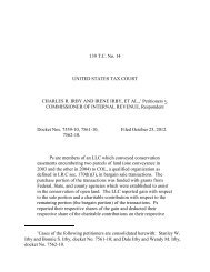 Charles R. Irby and Irene Irby, et al. - U.S. Tax Court