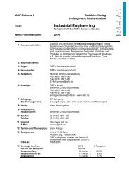 Mediadaten - REFA Bundesverband eV