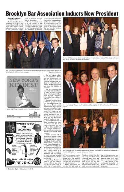 June 14 2013 Fri BDE.pdf - Brooklyn Daily Eagle