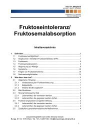 Fruktoseintoleranz/ Fruktosemalabsorption - Team Dr. Klinghardt