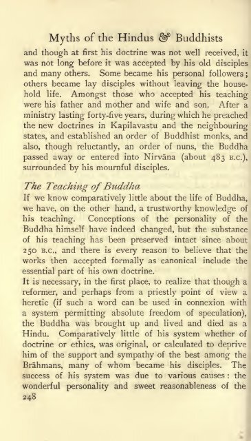 Myths of the Hindus & Buddhists